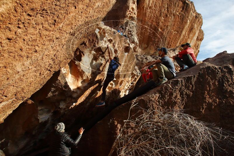 Bouldering in Hueco Tanks on 11/24/2019 with Blue Lizard Climbing and Yoga

Filename: SRM_20191124_1653510.jpg
Aperture: f/8.0
Shutter Speed: 1/400
Body: Canon EOS-1D Mark II
Lens: Canon EF 16-35mm f/2.8 L
