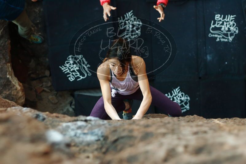 Bouldering in Hueco Tanks on 11/24/2019 with Blue Lizard Climbing and Yoga

Filename: SRM_20191124_1736060.jpg
Aperture: f/2.8
Shutter Speed: 1/250
Body: Canon EOS-1D Mark II
Lens: Canon EF 50mm f/1.8 II