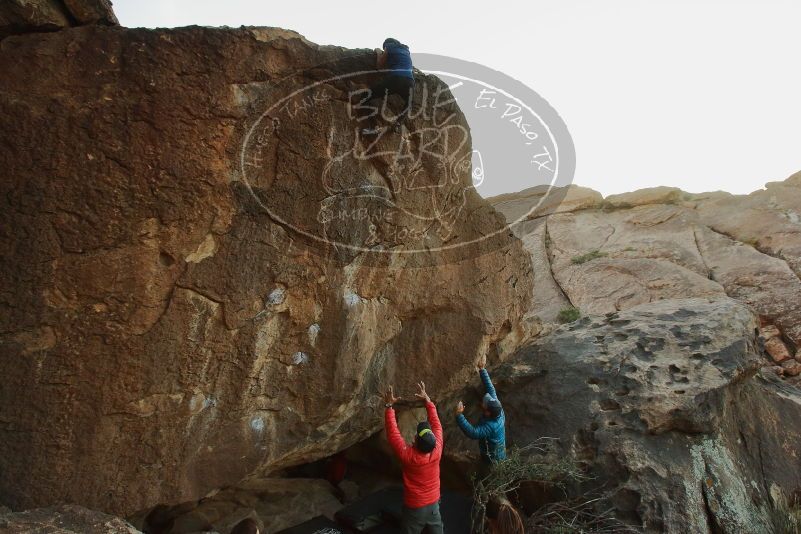 Bouldering in Hueco Tanks on 11/24/2019 with Blue Lizard Climbing and Yoga

Filename: SRM_20191124_1741380.jpg
Aperture: f/5.6
Shutter Speed: 1/200
Body: Canon EOS-1D Mark II
Lens: Canon EF 16-35mm f/2.8 L