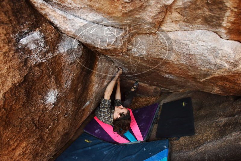 Bouldering in Hueco Tanks on 11/25/2019 with Blue Lizard Climbing and Yoga

Filename: SRM_20191125_1144100.jpg
Aperture: f/4.5
Shutter Speed: 1/250
Body: Canon EOS-1D Mark II
Lens: Canon EF 16-35mm f/2.8 L