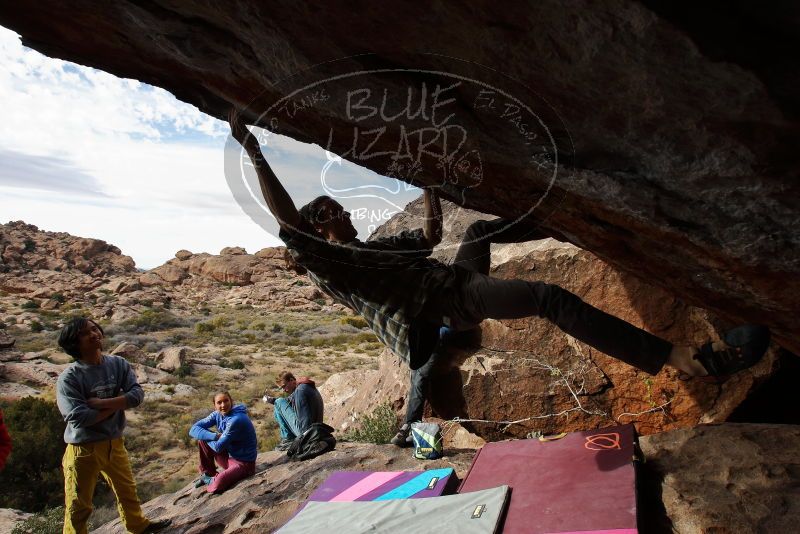 Bouldering in Hueco Tanks on 11/25/2019 with Blue Lizard Climbing and Yoga

Filename: SRM_20191125_1515050.jpg
Aperture: f/9.0
Shutter Speed: 1/250
Body: Canon EOS-1D Mark II
Lens: Canon EF 16-35mm f/2.8 L