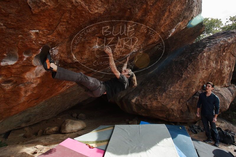 Bouldering in Hueco Tanks on 11/25/2019 with Blue Lizard Climbing and Yoga

Filename: SRM_20191125_1524210.jpg
Aperture: f/5.0
Shutter Speed: 1/320
Body: Canon EOS-1D Mark II
Lens: Canon EF 16-35mm f/2.8 L