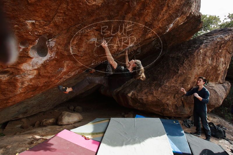 Bouldering in Hueco Tanks on 11/25/2019 with Blue Lizard Climbing and Yoga

Filename: SRM_20191125_1524270.jpg
Aperture: f/5.0
Shutter Speed: 1/320
Body: Canon EOS-1D Mark II
Lens: Canon EF 16-35mm f/2.8 L