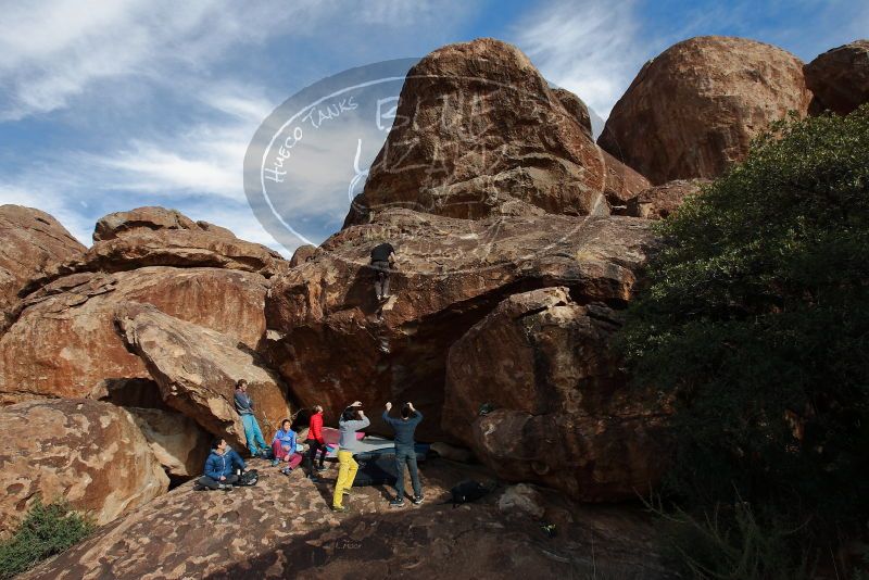 Bouldering in Hueco Tanks on 11/25/2019 with Blue Lizard Climbing and Yoga

Filename: SRM_20191125_1536120.jpg
Aperture: f/8.0
Shutter Speed: 1/320
Body: Canon EOS-1D Mark II
Lens: Canon EF 16-35mm f/2.8 L