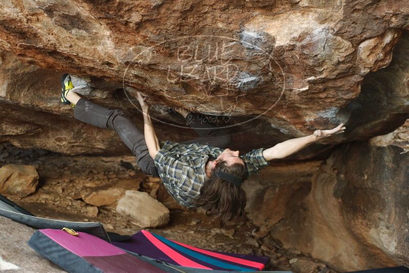Bouldering in Hueco Tanks on 11/25/2019 with Blue Lizard Climbing and Yoga

Filename: SRM_20191125_1627390.jpg
Aperture: f/3.2
Shutter Speed: 1/320
Body: Canon EOS-1D Mark II
Lens: Canon EF 50mm f/1.8 II