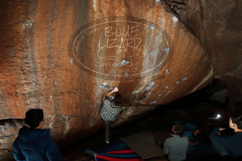 Bouldering in Hueco Tanks on 11/25/2019 with Blue Lizard Climbing and Yoga

Filename: SRM_20191125_1733380.jpg
Aperture: f/7.1
Shutter Speed: 1/250
Body: Canon EOS-1D Mark II
Lens: Canon EF 16-35mm f/2.8 L