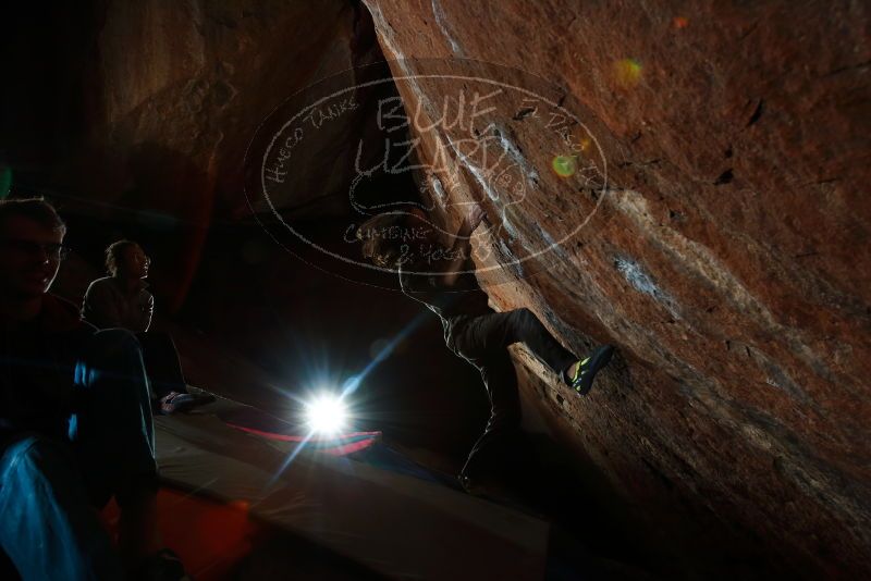 Bouldering in Hueco Tanks on 11/25/2019 with Blue Lizard Climbing and Yoga

Filename: SRM_20191125_1808200.jpg
Aperture: f/8.0
Shutter Speed: 1/250
Body: Canon EOS-1D Mark II
Lens: Canon EF 16-35mm f/2.8 L