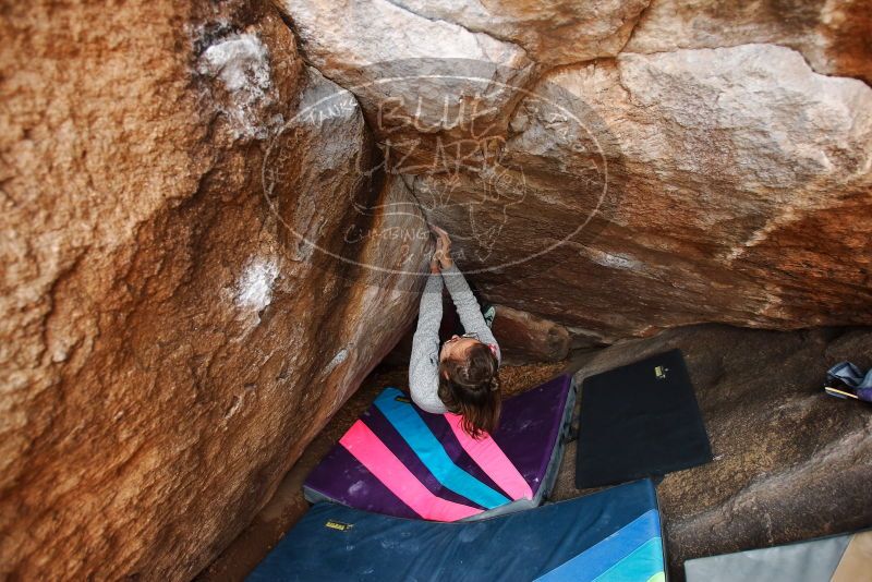 Bouldering in Hueco Tanks on 11/25/2019 with Blue Lizard Climbing and Yoga

Filename: SRM_20191125_1140100.jpg
Aperture: f/4.0
Shutter Speed: 1/250
Body: Canon EOS-1D Mark II
Lens: Canon EF 16-35mm f/2.8 L