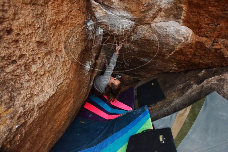 Bouldering in Hueco Tanks on 11/25/2019 with Blue Lizard Climbing and Yoga

Filename: SRM_20191125_1152290.jpg
Aperture: f/5.6
Shutter Speed: 1/250
Body: Canon EOS-1D Mark II
Lens: Canon EF 16-35mm f/2.8 L