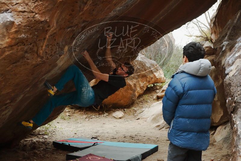 Bouldering in Hueco Tanks on 11/25/2019 with Blue Lizard Climbing and Yoga

Filename: SRM_20191125_1223560.jpg
Aperture: f/5.6
Shutter Speed: 1/250
Body: Canon EOS-1D Mark II
Lens: Canon EF 50mm f/1.8 II