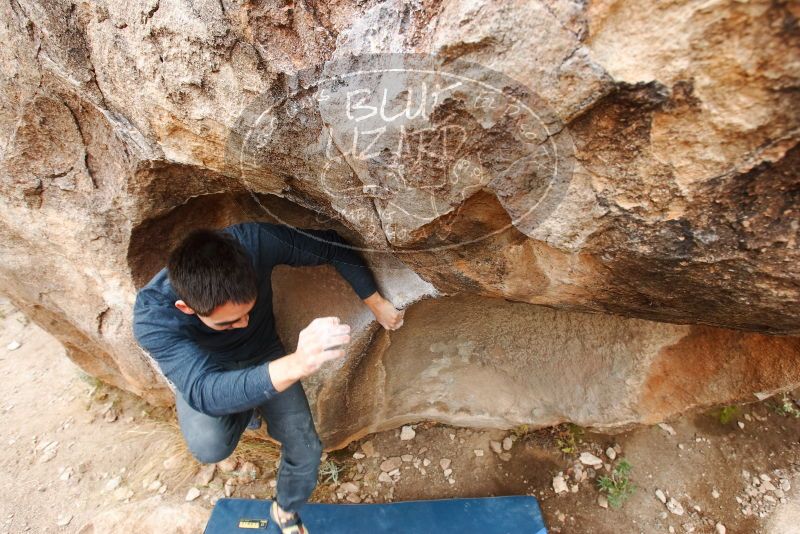 Bouldering in Hueco Tanks on 11/25/2019 with Blue Lizard Climbing and Yoga

Filename: SRM_20191125_1233440.jpg
Aperture: f/5.0
Shutter Speed: 1/250
Body: Canon EOS-1D Mark II
Lens: Canon EF 16-35mm f/2.8 L