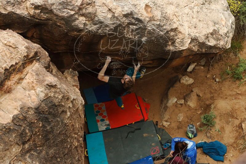 Bouldering in Hueco Tanks on 11/25/2019 with Blue Lizard Climbing and Yoga

Filename: SRM_20191125_1402510.jpg
Aperture: f/4.0
Shutter Speed: 1/500
Body: Canon EOS-1D Mark II
Lens: Canon EF 50mm f/1.8 II