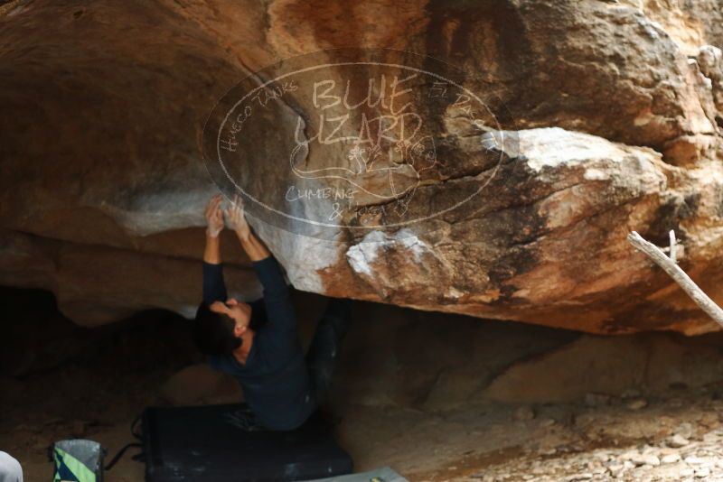 Bouldering in Hueco Tanks on 11/25/2019 with Blue Lizard Climbing and Yoga

Filename: SRM_20191125_1445200.jpg
Aperture: f/3.2
Shutter Speed: 1/250
Body: Canon EOS-1D Mark II
Lens: Canon EF 50mm f/1.8 II