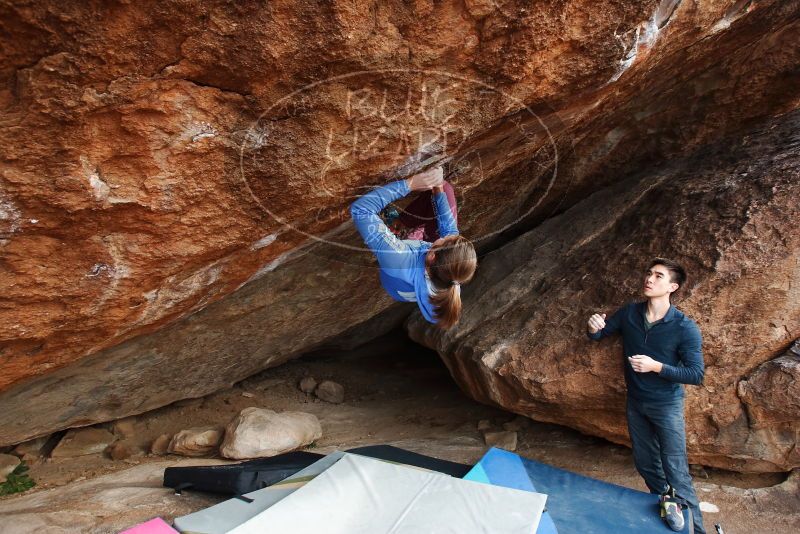 Bouldering in Hueco Tanks on 11/25/2019 with Blue Lizard Climbing and Yoga

Filename: SRM_20191125_1509350.jpg
Aperture: f/5.0
Shutter Speed: 1/250
Body: Canon EOS-1D Mark II
Lens: Canon EF 16-35mm f/2.8 L