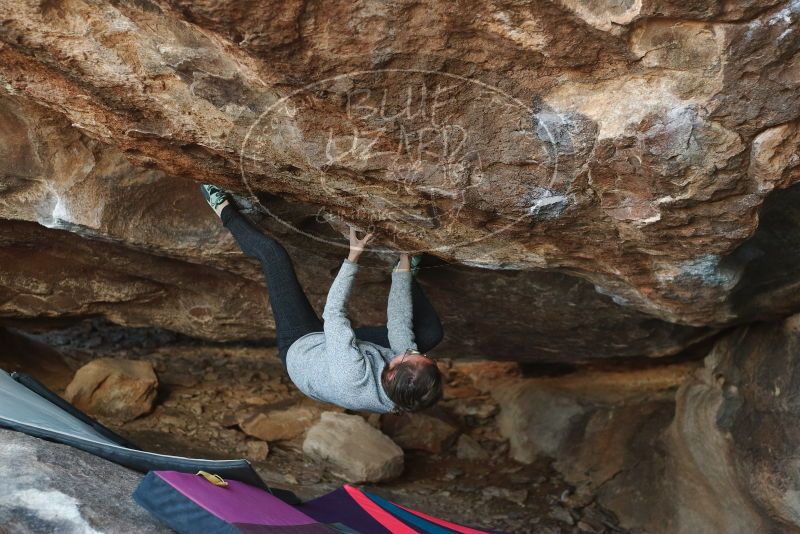 Bouldering in Hueco Tanks on 11/25/2019 with Blue Lizard Climbing and Yoga

Filename: SRM_20191125_1619380.jpg
Aperture: f/3.2
Shutter Speed: 1/320
Body: Canon EOS-1D Mark II
Lens: Canon EF 50mm f/1.8 II