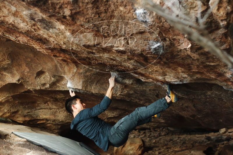 Bouldering in Hueco Tanks on 11/25/2019 with Blue Lizard Climbing and Yoga

Filename: SRM_20191125_1641030.jpg
Aperture: f/3.2
Shutter Speed: 1/320
Body: Canon EOS-1D Mark II
Lens: Canon EF 50mm f/1.8 II