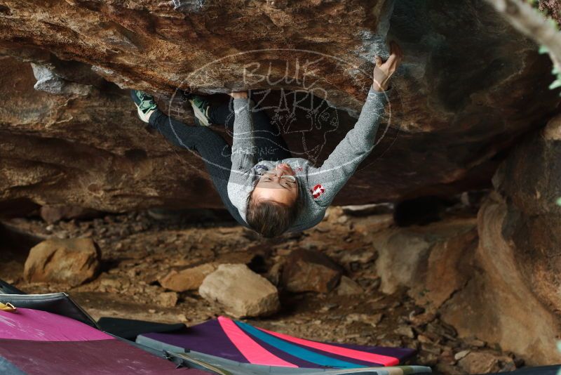 Bouldering in Hueco Tanks on 11/25/2019 with Blue Lizard Climbing and Yoga

Filename: SRM_20191125_1643190.jpg
Aperture: f/3.2
Shutter Speed: 1/250
Body: Canon EOS-1D Mark II
Lens: Canon EF 50mm f/1.8 II