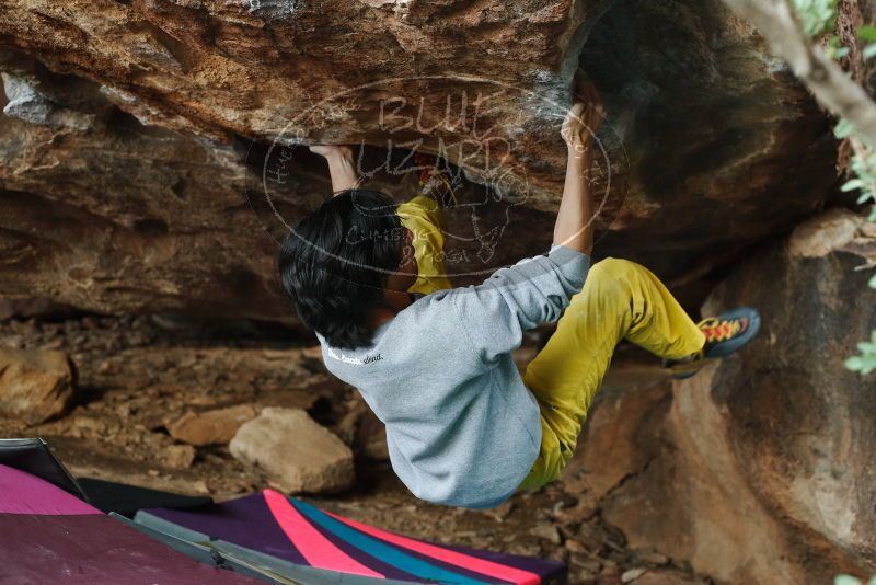 Bouldering in Hueco Tanks on 11/25/2019 with Blue Lizard Climbing and Yoga

Filename: SRM_20191125_1644430.jpg
Aperture: f/3.5
Shutter Speed: 1/250
Body: Canon EOS-1D Mark II
Lens: Canon EF 50mm f/1.8 II
