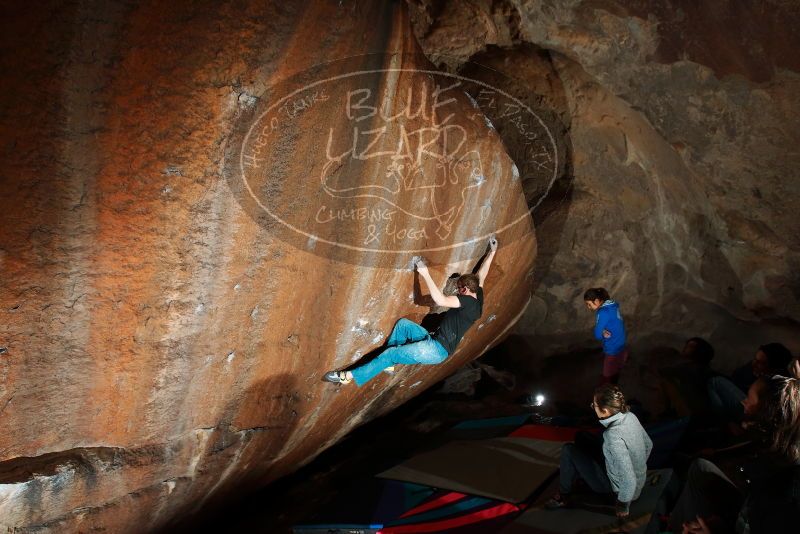 Bouldering in Hueco Tanks on 11/25/2019 with Blue Lizard Climbing and Yoga

Filename: SRM_20191125_1728470.jpg
Aperture: f/5.6
Shutter Speed: 1/250
Body: Canon EOS-1D Mark II
Lens: Canon EF 16-35mm f/2.8 L