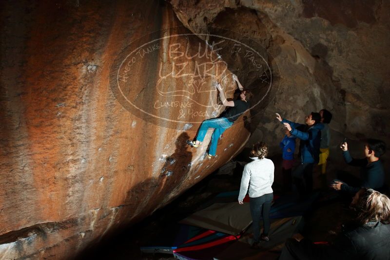 Bouldering in Hueco Tanks on 11/25/2019 with Blue Lizard Climbing and Yoga

Filename: SRM_20191125_1728590.jpg
Aperture: f/7.1
Shutter Speed: 1/250
Body: Canon EOS-1D Mark II
Lens: Canon EF 16-35mm f/2.8 L