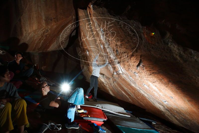 Bouldering in Hueco Tanks on 11/25/2019 with Blue Lizard Climbing and Yoga

Filename: SRM_20191125_1743080.jpg
Aperture: f/7.1
Shutter Speed: 1/250
Body: Canon EOS-1D Mark II
Lens: Canon EF 16-35mm f/2.8 L