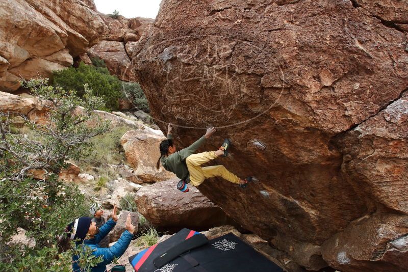 Bouldering in Hueco Tanks on 11/26/2019 with Blue Lizard Climbing and Yoga

Filename: SRM_20191126_1112380.jpg
Aperture: f/8.0
Shutter Speed: 1/250
Body: Canon EOS-1D Mark II
Lens: Canon EF 16-35mm f/2.8 L