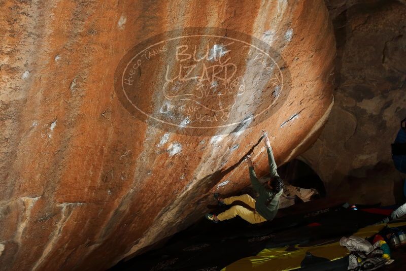 Bouldering in Hueco Tanks on 11/26/2019 with Blue Lizard Climbing and Yoga

Filename: SRM_20191126_1433400.jpg
Aperture: f/7.1
Shutter Speed: 1/250
Body: Canon EOS-1D Mark II
Lens: Canon EF 16-35mm f/2.8 L
