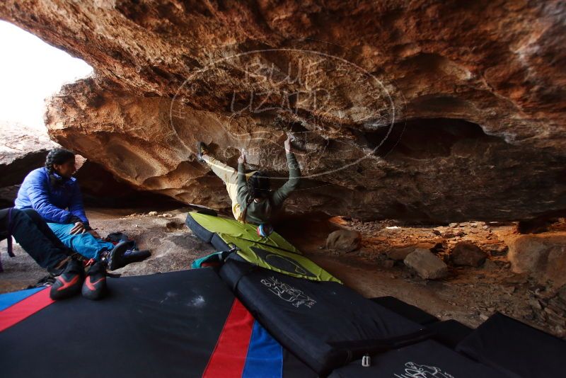 Bouldering in Hueco Tanks on 11/26/2019 with Blue Lizard Climbing and Yoga

Filename: SRM_20191126_1530110.jpg
Aperture: f/3.5
Shutter Speed: 1/250
Body: Canon EOS-1D Mark II
Lens: Canon EF 16-35mm f/2.8 L