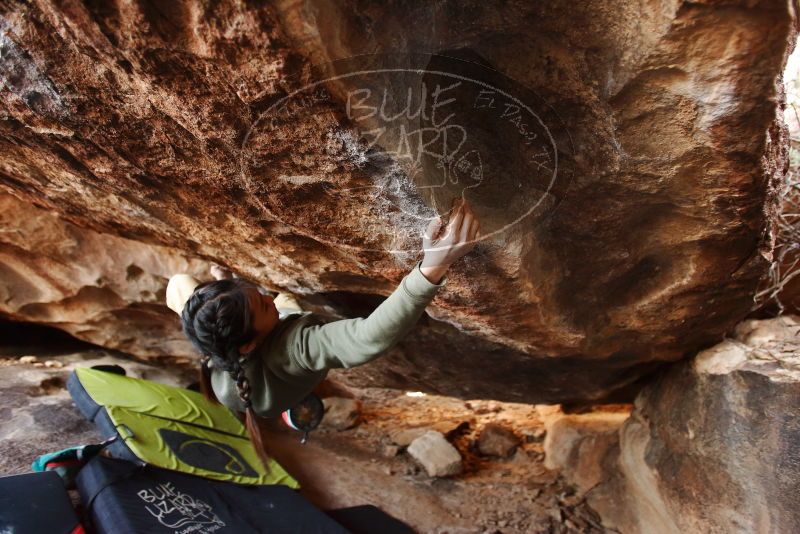 Bouldering in Hueco Tanks on 11/26/2019 with Blue Lizard Climbing and Yoga

Filename: SRM_20191126_1530370.jpg
Aperture: f/2.8
Shutter Speed: 1/250
Body: Canon EOS-1D Mark II
Lens: Canon EF 16-35mm f/2.8 L