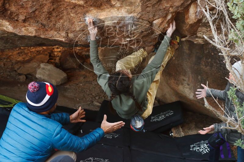 Bouldering in Hueco Tanks on 11/26/2019 with Blue Lizard Climbing and Yoga

Filename: SRM_20191126_1544520.jpg
Aperture: f/5.0
Shutter Speed: 1/250
Body: Canon EOS-1D Mark II
Lens: Canon EF 50mm f/1.8 II