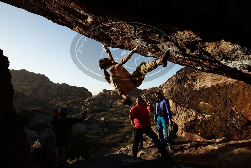 Bouldering in Hueco Tanks on 11/26/2019 with Blue Lizard Climbing and Yoga

Filename: SRM_20191126_1711550.jpg
Aperture: f/10.0
Shutter Speed: 1/250
Body: Canon EOS-1D Mark II
Lens: Canon EF 16-35mm f/2.8 L