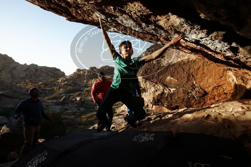 Bouldering in Hueco Tanks on 11/26/2019 with Blue Lizard Climbing and Yoga

Filename: SRM_20191126_1712500.jpg
Aperture: f/8.0
Shutter Speed: 1/250
Body: Canon EOS-1D Mark II
Lens: Canon EF 16-35mm f/2.8 L