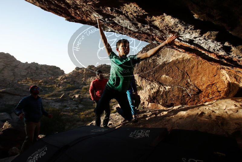Bouldering in Hueco Tanks on 11/26/2019 with Blue Lizard Climbing and Yoga

Filename: SRM_20191126_1712501.jpg
Aperture: f/8.0
Shutter Speed: 1/250
Body: Canon EOS-1D Mark II
Lens: Canon EF 16-35mm f/2.8 L
