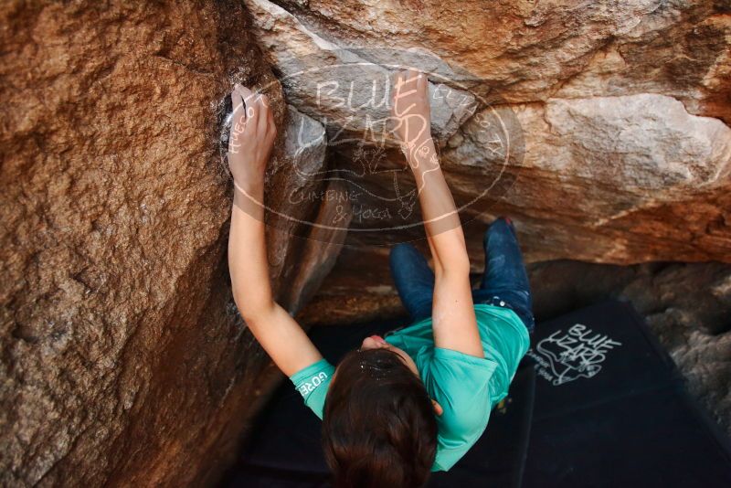 Bouldering in Hueco Tanks on 11/26/2019 with Blue Lizard Climbing and Yoga

Filename: SRM_20191126_1738590.jpg
Aperture: f/3.2
Shutter Speed: 1/250
Body: Canon EOS-1D Mark II
Lens: Canon EF 16-35mm f/2.8 L