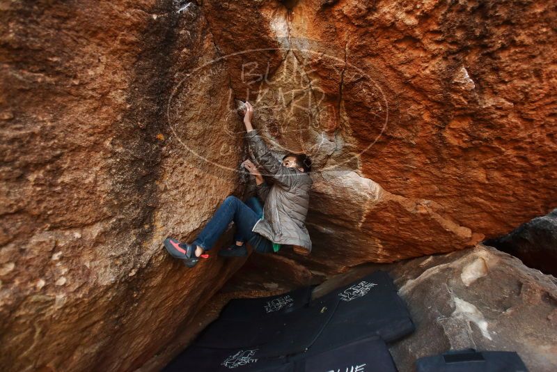 Bouldering in Hueco Tanks on 11/26/2019 with Blue Lizard Climbing and Yoga

Filename: SRM_20191126_1744110.jpg
Aperture: f/2.8
Shutter Speed: 1/250
Body: Canon EOS-1D Mark II
Lens: Canon EF 16-35mm f/2.8 L