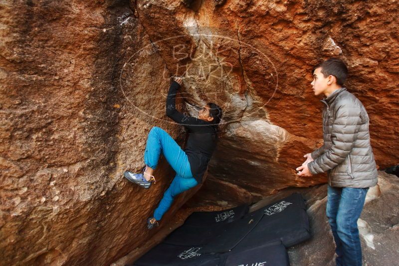 Bouldering in Hueco Tanks on 11/26/2019 with Blue Lizard Climbing and Yoga

Filename: SRM_20191126_1745230.jpg
Aperture: f/2.8
Shutter Speed: 1/200
Body: Canon EOS-1D Mark II
Lens: Canon EF 16-35mm f/2.8 L