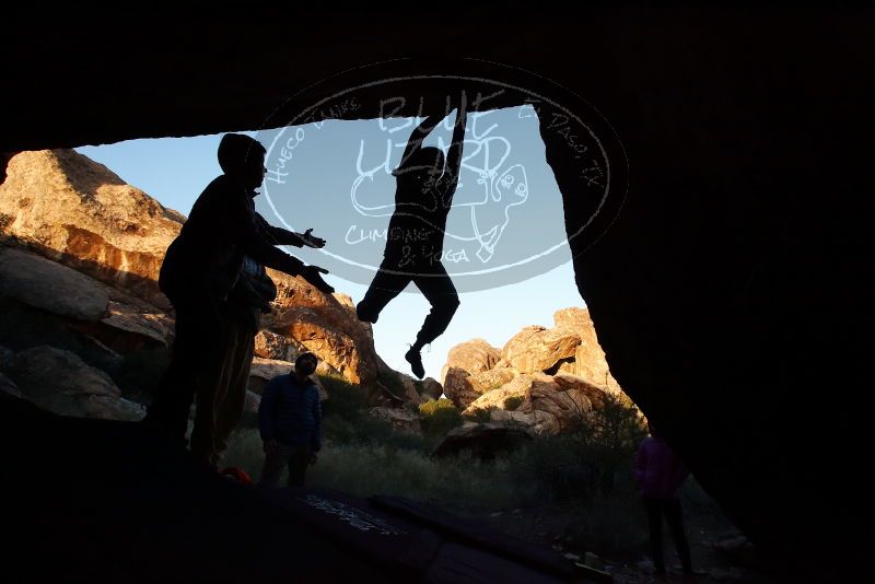 Bouldering in Hueco Tanks on 11/26/2019 with Blue Lizard Climbing and Yoga

Filename: SRM_20191126_1745591.jpg
Aperture: f/11.0
Shutter Speed: 1/250
Body: Canon EOS-1D Mark II
Lens: Canon EF 16-35mm f/2.8 L