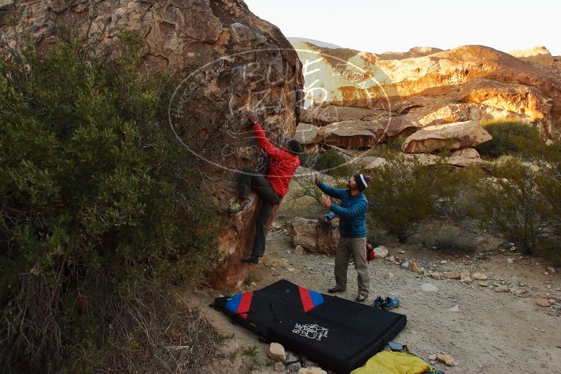Bouldering in Hueco Tanks on 11/26/2019 with Blue Lizard Climbing and Yoga

Filename: SRM_20191126_1746440.jpg
Aperture: f/5.0
Shutter Speed: 1/250
Body: Canon EOS-1D Mark II
Lens: Canon EF 16-35mm f/2.8 L
