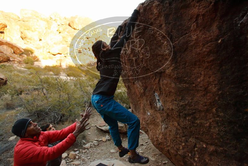 Bouldering in Hueco Tanks on 11/26/2019 with Blue Lizard Climbing and Yoga

Filename: SRM_20191126_1750472.jpg
Aperture: f/5.0
Shutter Speed: 1/250
Body: Canon EOS-1D Mark II
Lens: Canon EF 16-35mm f/2.8 L
