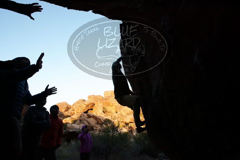 Bouldering in Hueco Tanks on 11/26/2019 with Blue Lizard Climbing and Yoga

Filename: SRM_20191126_1755081.jpg
Aperture: f/7.1
Shutter Speed: 1/250
Body: Canon EOS-1D Mark II
Lens: Canon EF 16-35mm f/2.8 L