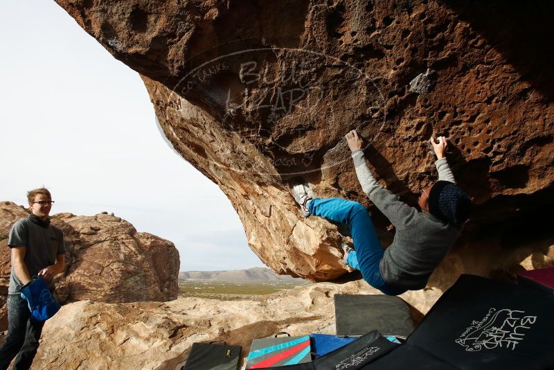 Bouldering in Hueco Tanks on 11/27/2019 with Blue Lizard Climbing and Yoga

Filename: SRM_20191127_0957200.jpg
Aperture: f/8.0
Shutter Speed: 1/250
Body: Canon EOS-1D Mark II
Lens: Canon EF 16-35mm f/2.8 L