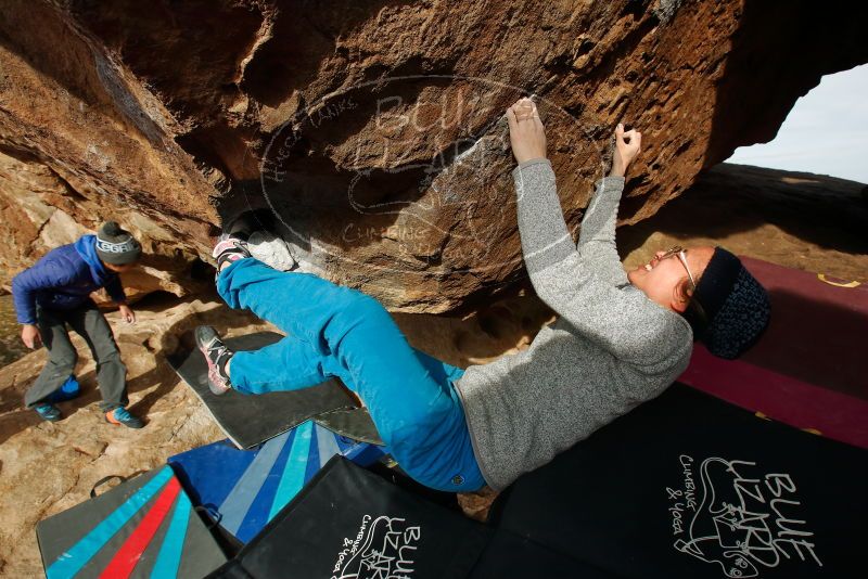 Bouldering in Hueco Tanks on 11/27/2019 with Blue Lizard Climbing and Yoga

Filename: SRM_20191127_1003540.jpg
Aperture: f/9.0
Shutter Speed: 1/250
Body: Canon EOS-1D Mark II
Lens: Canon EF 16-35mm f/2.8 L