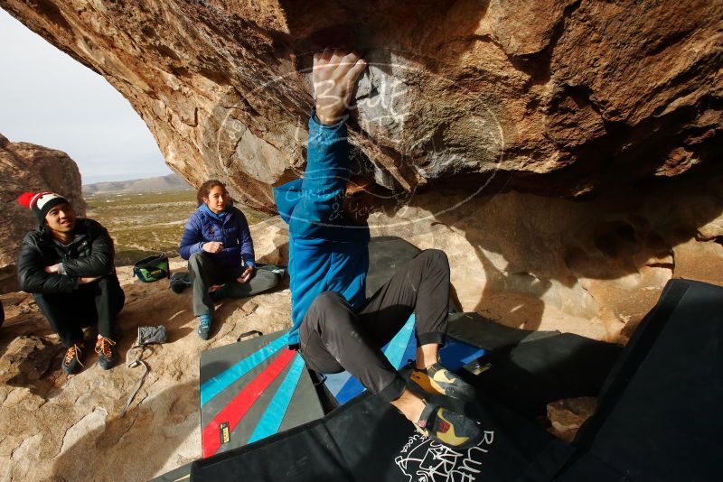 Bouldering in Hueco Tanks on 11/27/2019 with Blue Lizard Climbing and Yoga

Filename: SRM_20191127_1007100.jpg
Aperture: f/8.0
Shutter Speed: 1/250
Body: Canon EOS-1D Mark II
Lens: Canon EF 16-35mm f/2.8 L
