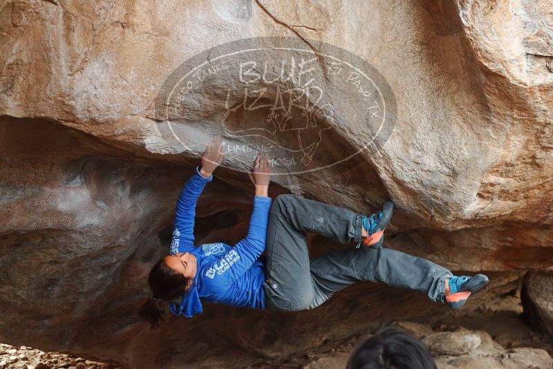 Bouldering in Hueco Tanks on 11/27/2019 with Blue Lizard Climbing and Yoga

Filename: SRM_20191127_1057390.jpg
Aperture: f/4.0
Shutter Speed: 1/250
Body: Canon EOS-1D Mark II
Lens: Canon EF 50mm f/1.8 II