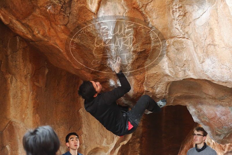 Bouldering in Hueco Tanks on 11/27/2019 with Blue Lizard Climbing and Yoga

Filename: SRM_20191127_1058470.jpg
Aperture: f/3.2
Shutter Speed: 1/250
Body: Canon EOS-1D Mark II
Lens: Canon EF 50mm f/1.8 II