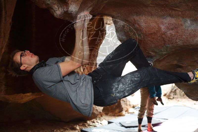 Bouldering in Hueco Tanks on 11/27/2019 with Blue Lizard Climbing and Yoga

Filename: SRM_20191127_1102301.jpg
Aperture: f/4.5
Shutter Speed: 1/250
Body: Canon EOS-1D Mark II
Lens: Canon EF 50mm f/1.8 II