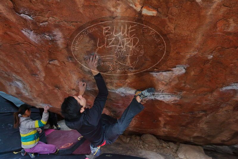 Bouldering in Hueco Tanks on 11/27/2019 with Blue Lizard Climbing and Yoga

Filename: SRM_20191127_1226080.jpg
Aperture: f/4.5
Shutter Speed: 1/250
Body: Canon EOS-1D Mark II
Lens: Canon EF 16-35mm f/2.8 L
