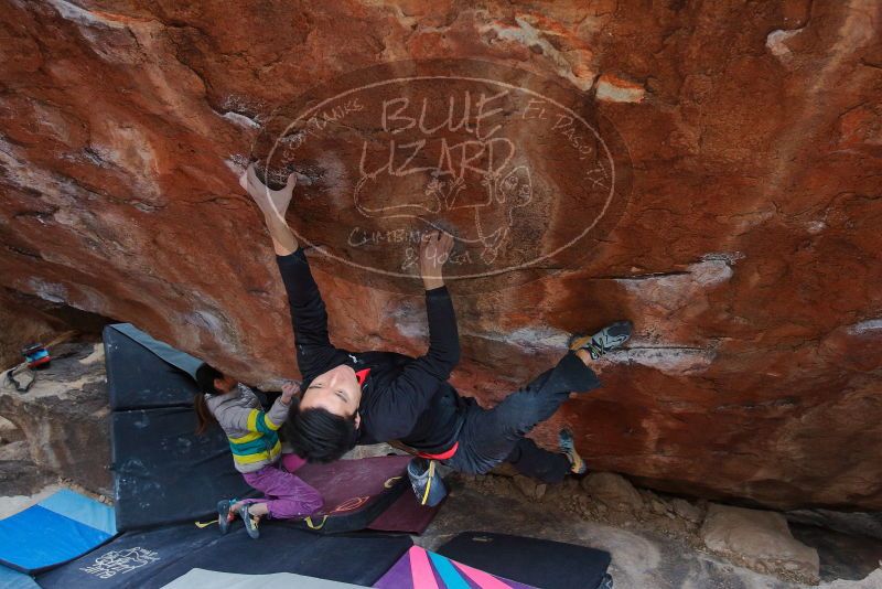 Bouldering in Hueco Tanks on 11/27/2019 with Blue Lizard Climbing and Yoga

Filename: SRM_20191127_1226110.jpg
Aperture: f/4.5
Shutter Speed: 1/250
Body: Canon EOS-1D Mark II
Lens: Canon EF 16-35mm f/2.8 L
