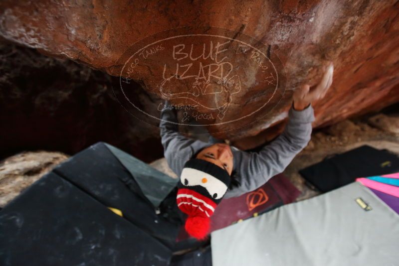 Bouldering in Hueco Tanks on 11/27/2019 with Blue Lizard Climbing and Yoga

Filename: SRM_20191127_1305231.jpg
Aperture: f/2.8
Shutter Speed: 1/250
Body: Canon EOS-1D Mark II
Lens: Canon EF 16-35mm f/2.8 L