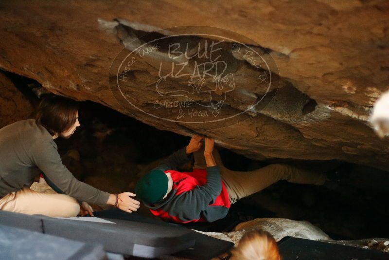 Bouldering in Hueco Tanks on 11/29/2019 with Blue Lizard Climbing and Yoga

Filename: SRM_20191129_1215050.jpg
Aperture: f/1.8
Shutter Speed: 1/200
Body: Canon EOS-1D Mark II
Lens: Canon EF 50mm f/1.8 II
